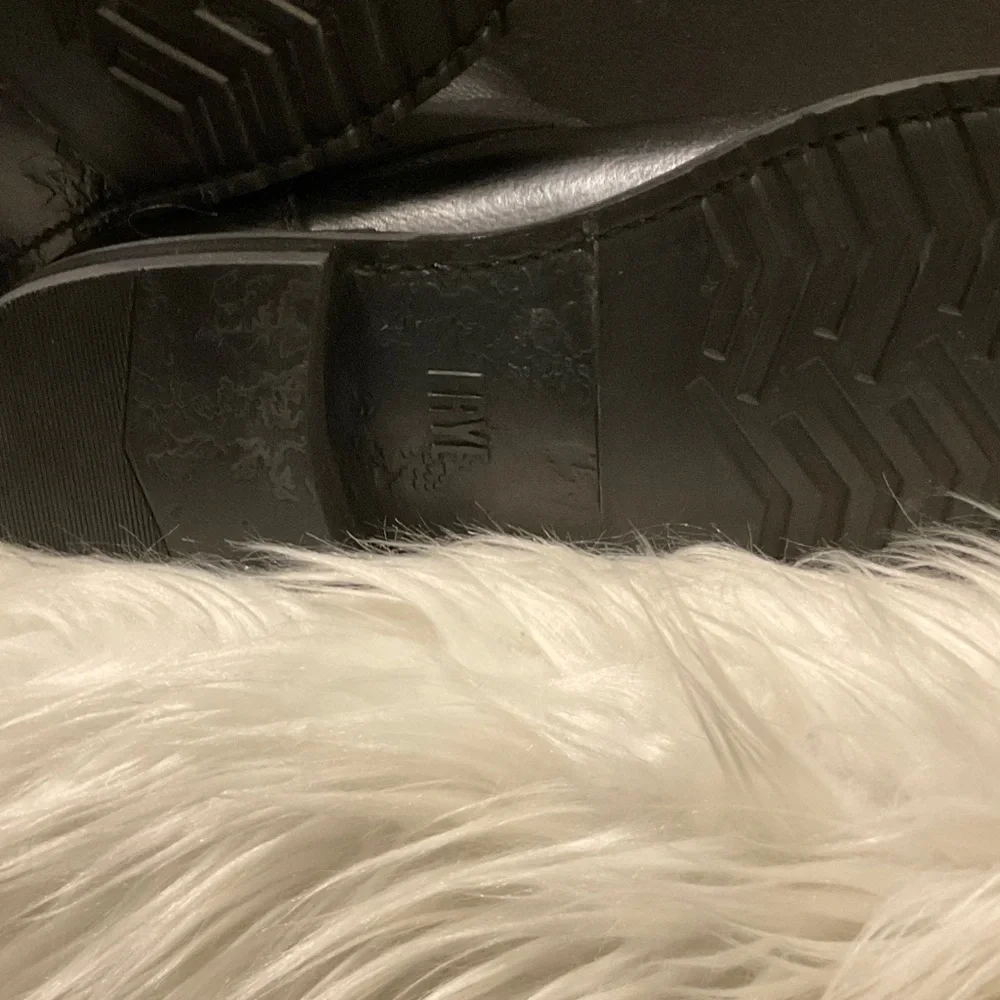 Frye Black Buckle Leather Boots - Picture 8 of 16
